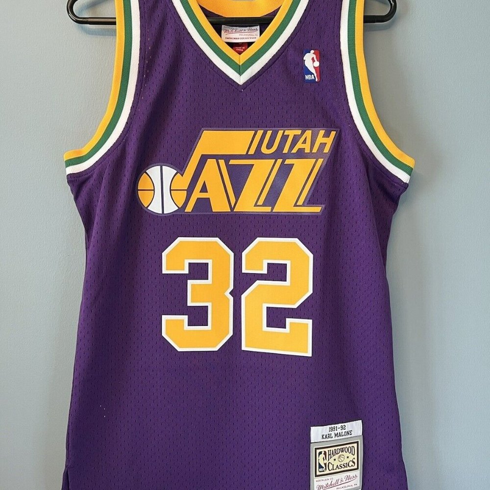 MITCHELL & NESS NBA Swingman Jersey Utah Jazz 1991-92 Karl Malone New With Tags